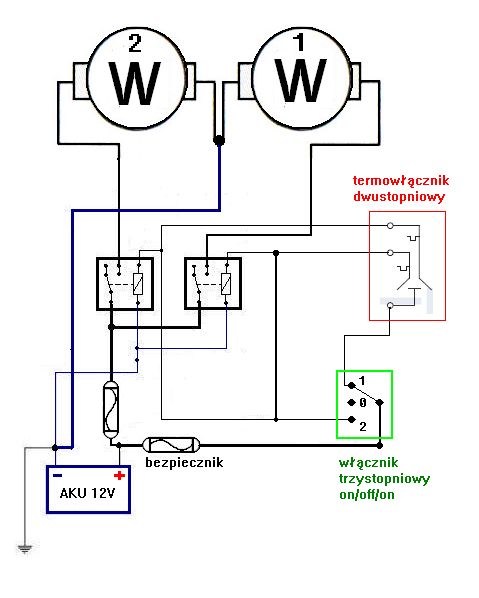 schemat 2 wentylatory termowłącznik dwustopniowy - wariant 2.PNG